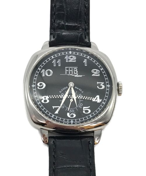 FHB classic（エフエイチビークラシック）FHB classic (エフエイチビークラシック) 腕時計 ブラックの古着・服飾アイテム