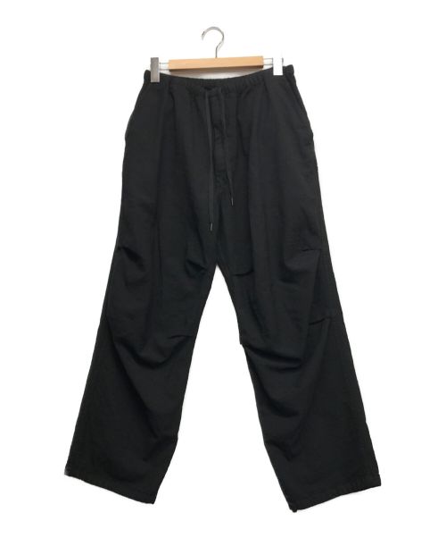 COMOLI（コモリ）COMOLI (コモリ) ウールニータックパンツ ブラック サイズ:2の古着・服飾アイテム