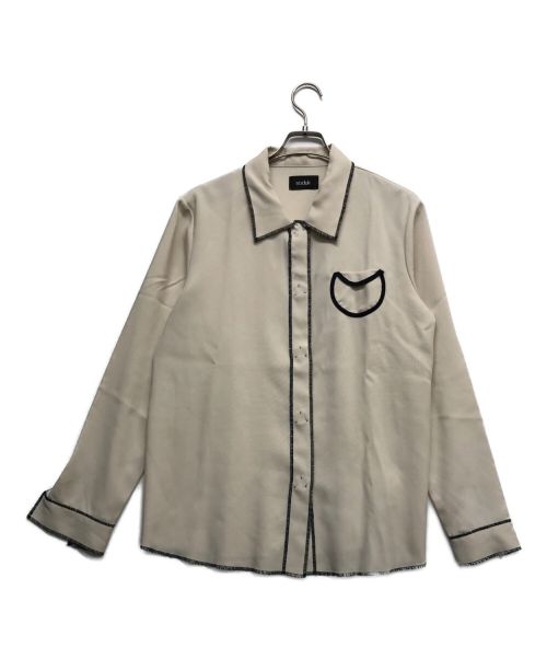 soduk（スドーク）soduk (スドーク) circle pocket shirt ベージュ サイズ:記載無の古着・服飾アイテム