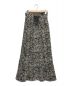 COCODEAL (ココディール) ラインフラワー配色刺繍ハイウエストマーメイドスカート ブラック サイズ:2：4800円