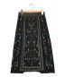 VIVIENNE TAM（ヴィヴィアンタム）の古着「スカート / IMPERIAL PALACE DOOR PRINT NETTING」｜ブラック