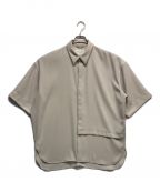 PUBLIC TOKYOパブリックトウキョウ）の古着「ジョーゼットレイヤードシャツ」｜ベージュ