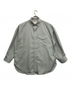 PUBLIC TOKYOパブリックトウキョウ）の古着「BDストライプシャツ」｜グリーン