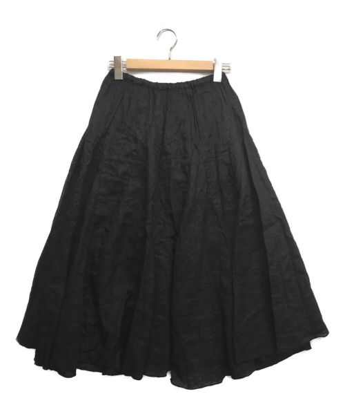 CP Shades（シーピーシェイズ）CP Shades (シーピーシェイズ) リネンマキシスカート ブラック サイズ:Sの古着・服飾アイテム