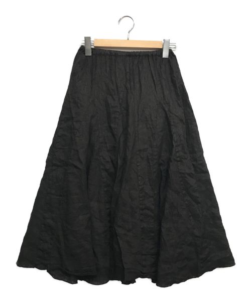CP Shades（シーピーシェイズ）CP Shades (シーピーシェイズ) リネンマキシスカート ブラック サイズ:XSの古着・服飾アイテム