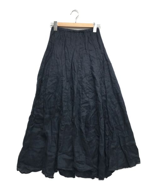 CP Shades（シーピーシェイズ）CP Shades (シーピーシェイズ) リネンスカート ネイビー サイズ:XSの古着・服飾アイテム