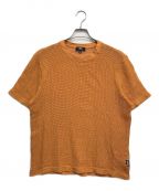 stussyステューシー）の古着「コットンメッシュTシャツ」｜オレンジ