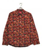 SUPREMEシュプリーム）の古着「Roses Corduroy Shirt」｜レッド