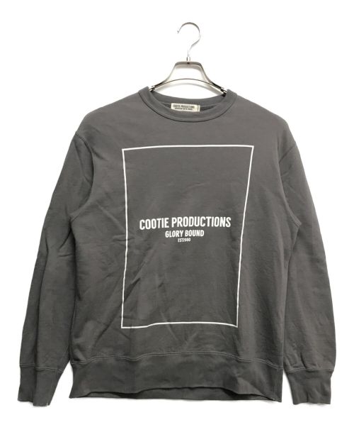 COOTIE（クーティー）COOTIE (クーティー) Print Crewneck Sweatshirt グレー サイズ:Mの古着・服飾アイテム