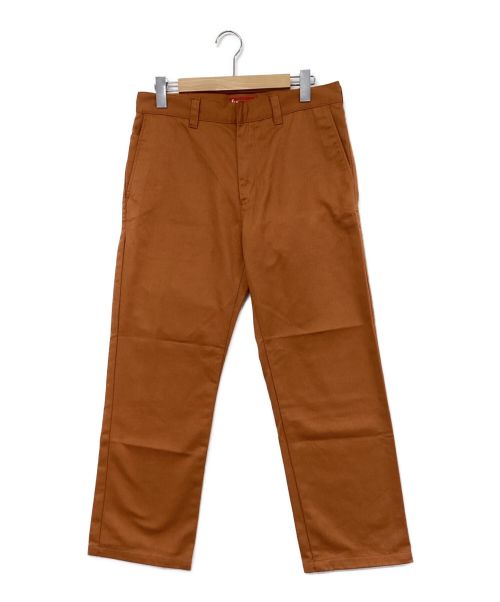 SUPREME（シュプリーム）SUPREME (シュプリーム) ワークパンツ オレンジ サイズ:32の古着・服飾アイテム