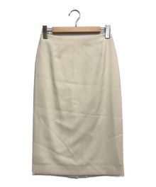 EPOCA（エポカ）の古着「ライトクロスタイトスカート」｜ホワイト