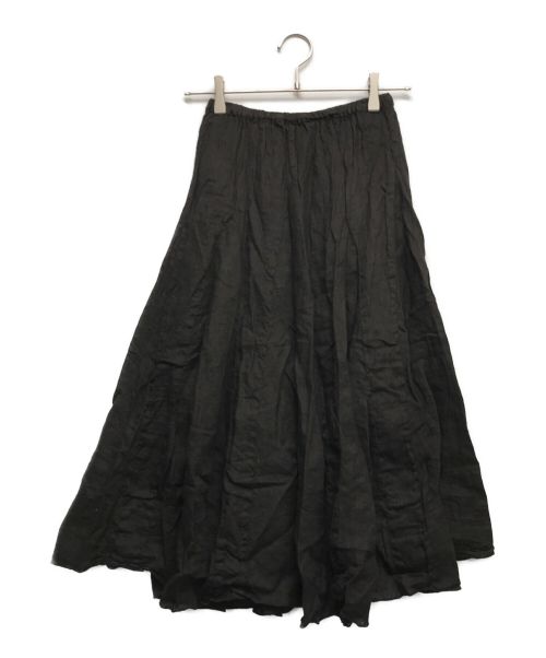 CP Shades（シーピーシェイズ）CP Shades (シーピーシェイズ) リネンスカート ブラック サイズ:XSの古着・服飾アイテム