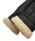 中古・古着 ALPHA (アルファ) フェイクレザーフライトジャケット ブラック サイズ:S：5800円