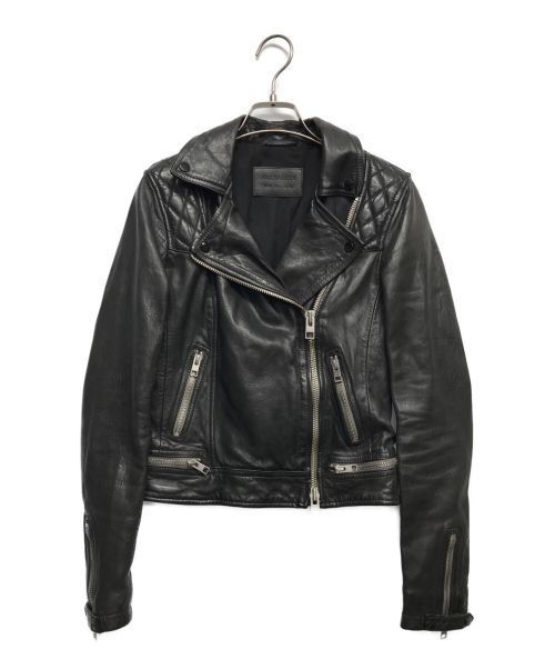 ALL SAINTS（オールセインツ）ALL SAINTS (オールセインツ) ライダースジャケット ブラック サイズ:UK4/US0/EU32の古着・服飾アイテム