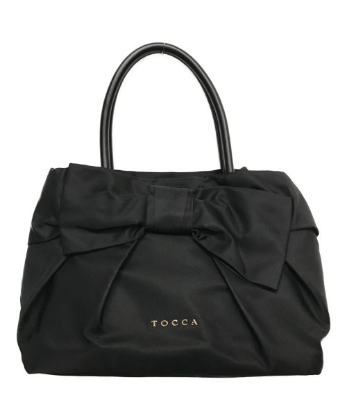 TOCCA（トッカ）TOCCA (トッカ) ナイロンリボン2WAYバッグ ブラックの古着・服飾アイテム