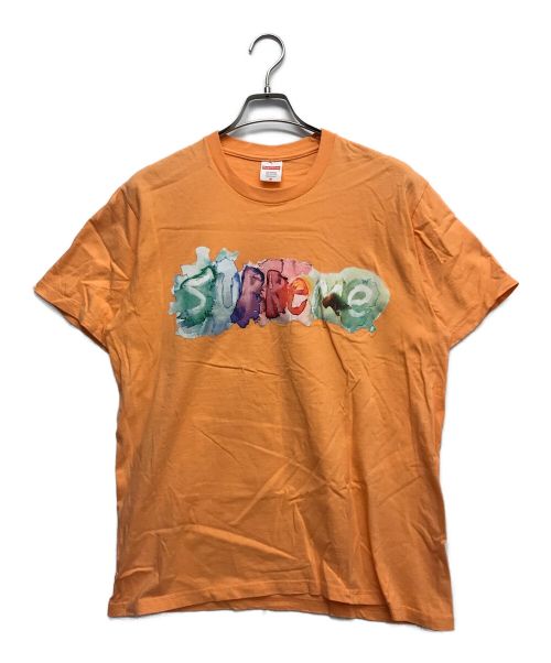 SUPREME（シュプリーム）Supreme (シュプリーム) Watercolor tee オレンジ サイズ:Mの古着・服飾アイテム