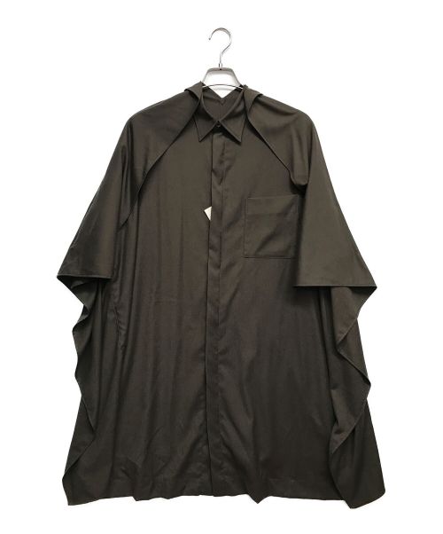 Y's（ワイズ）Y's (ワイズ) 半袖ロングシャツ ベージュ サイズ:2の古着・服飾アイテム