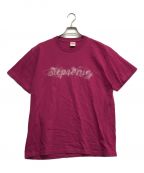 SUPREMEシュプリーム）の古着「プリントTシャツ」｜ピンク