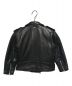 Schott (ショット) ダブルライダースジャケット ブラック サイズ:L：10000円