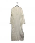 TODAYFULトゥデイフル）の古着「Embroidery Gauze Dress」｜ホワイト
