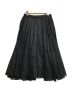 FOXEY (フォクシー) コットンシルクシアーサーキュラ-スカート ブラック サイズ:40：16000円