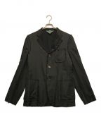 COMME des GARCONS HOMME PLUSコムデギャルソンオムプリュス）の古着「装飾テーラードジャケット」｜ブラック