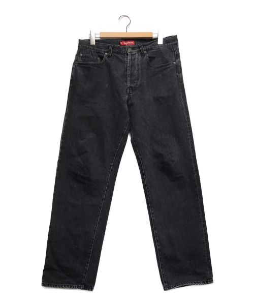 SUPREME（シュプリーム）Supreme (シュプリーム) レギュラージーンズ ブラック サイズ:32の古着・服飾アイテム