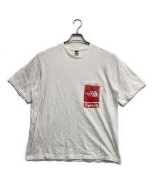 THE NORTH FACE×SUPREME（ザ ノース フェイス×シュプリーム）の古着「ポケットTシャツ」｜ホワイト
