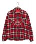 Supreme（シュプリーム）の古着「Quilted Flannel Shirt」｜レッド