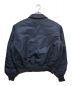 ALPHA (アルファ) フライトジャケット ネイビー サイズ:XL：6800円