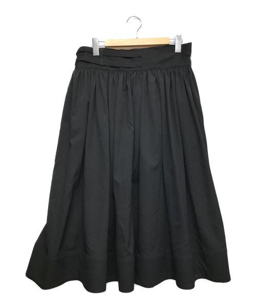 LIMI feu（リミフゥ）LIMI feu (リミフゥ) ウール マキシ ギャザースカート ブラック サイズ:Sの古着・服飾アイテム