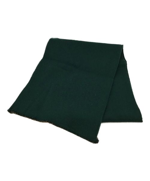 GUCCI（グッチ）GUCCI (グッチ) GGリバーシブルマフラー グリーン サイズ:35×180の古着・服飾アイテム