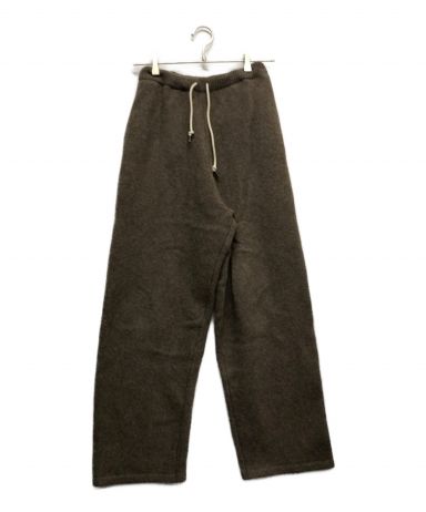 定価5.9万 新品 walenode ヤク イージー ニット パンツ 0 YAK（中古 