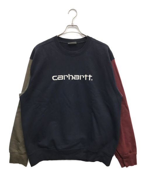 Carhartt WIP（カーハート）CARHARTT WIP (カーハートダブリューアイピー) トリコカラースウェット トリコロールカラー サイズ:Lの古着・服飾アイテム