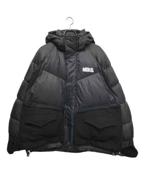 NIKE（ナイキ）NIKE (ナイキ) sacai (サカイ) NRG PARKA ダウンジャケット ブラック サイズ:XLの古着・服飾アイテム