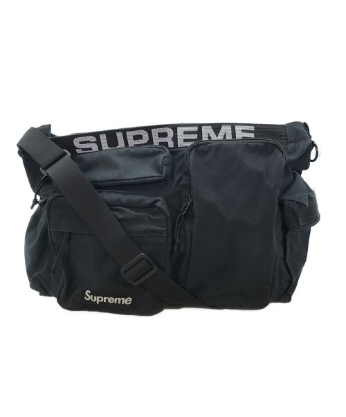 SUPREME（シュプリーム）Supreme (シュプリーム) ショルダーバッグ / Field Messenger Bag ブラックの古着・服飾アイテム