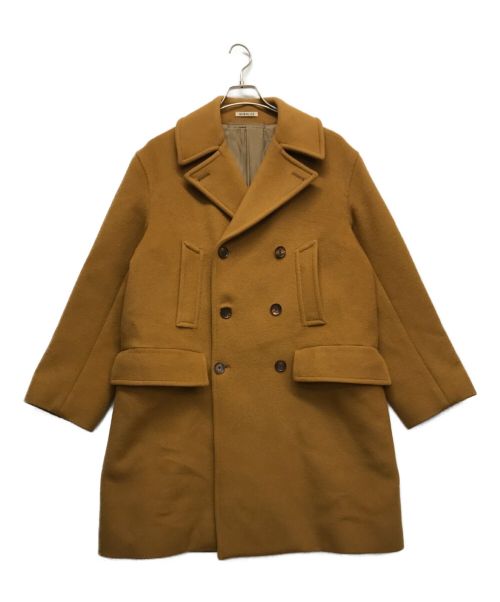 AURALEE（オーラリー）AURALEE (オーラリー) ビーバーメルトンPコート ベージュ サイズ:3の古着・服飾アイテム