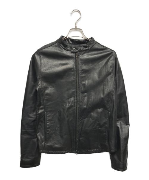 AQUELUE（アキュール）AQUELUE (アキュール) Shama (シャマ) レザージャケット ブラック サイズ:38の古着・服飾アイテム