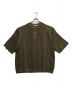 YASHIKI（ヤシキ）の古着「ニットポロシャツ / Asasuzu Henley Knit」｜ベージュ