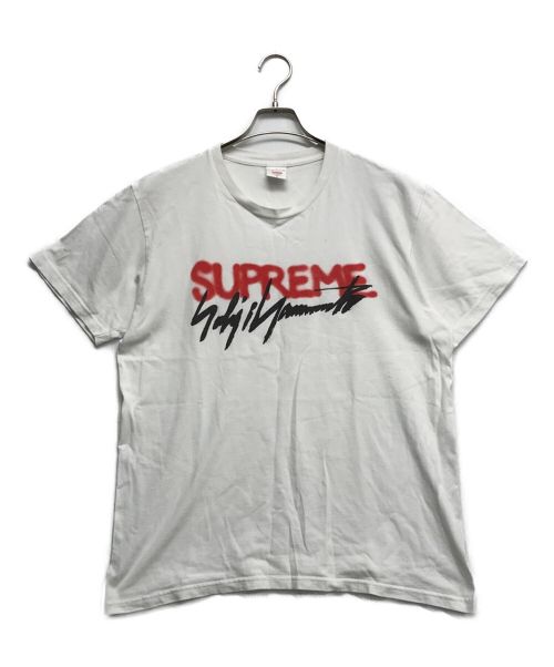 SUPREME（シュプリーム）Supreme (シュプリーム) YOHJI YAMAMOTO (ヨウジヤマモト) Logo Tee ホワイト サイズ:Mの古着・服飾アイテム