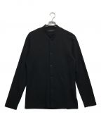 Yohji Yamamoto pour hommeヨウジヤマモト プールオム）の古着「ウールジャージーシャツ」｜ブラック
