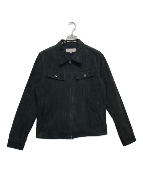 ETONNE（エトネ）ETONNE (エトネ) スウェードジャケット ブラック サイズ:Lの古着・服飾アイテム