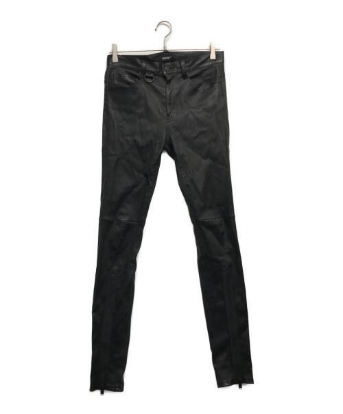 UNDERCOVER（アンダーカバー）UNDERCOVER (アンダーカバー) シープスキンロングパンツ ブラック サイズ:2の古着・服飾アイテム