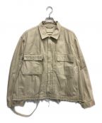 YOKEヨーク）の古着「Detachable Pocket Denim Jacket Type 2nd」｜アイボリー