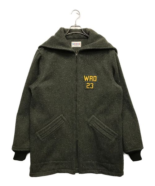 WEIRDO（ウィアード）WEIRDO (ウィアード) カラーネップ カデットコート カーキ サイズ:XLの古着・服飾アイテム