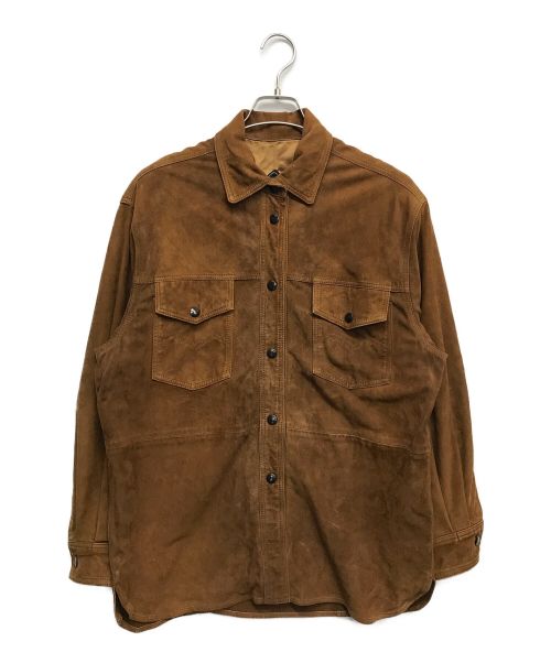 SERRA（セラ）SERRA (セラ) スウェードジャケット ブラウン サイズ:Mの古着・服飾アイテム