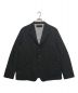 COMME des GARCONS HOMME（コムデギャルソン オム）の古着「エステルツイル製品染3Bジャケット」｜ブラック
