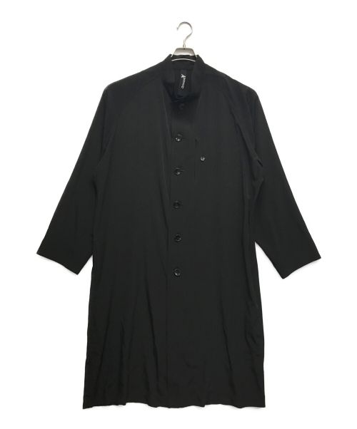 GROUND Y（グラウンドワイ）GROUND Y (グラウンドワイ) T/A vintage decyne Stand collar single coat ブラック サイズ:3の古着・服飾アイテム