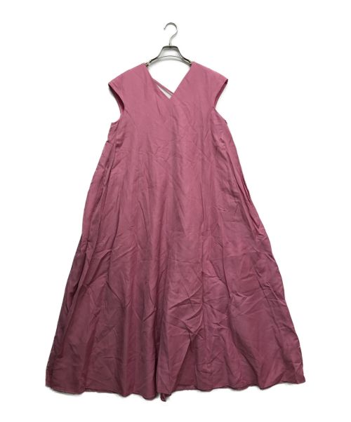 JILL STUART（ジルスチュアート）JILL STUART (ジルスチュアート) ボリュームAラインワンピース ピンク サイズ:4の古着・服飾アイテム