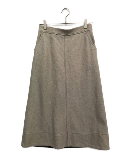 R-ISM（リズム）R-ISM (リズム) ウールジャージースカート ベージュ サイズ:4の古着・服飾アイテム